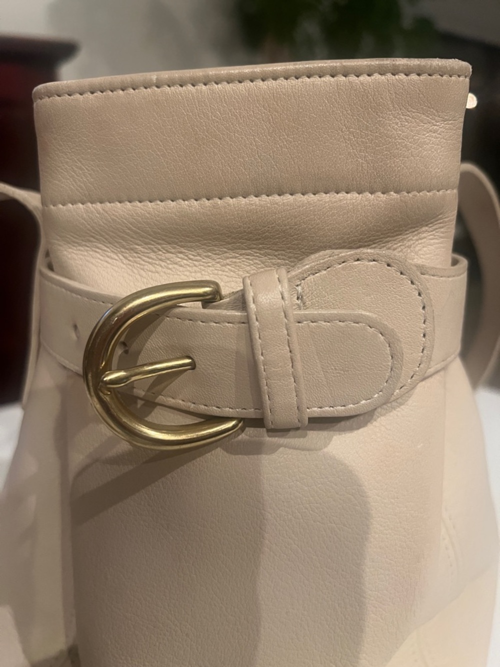 Vintage Coach 4156 Ivory Soho Bucket Bag Leather Crossbody Shoulder Handbag 7x9 - Picture 2 of 8